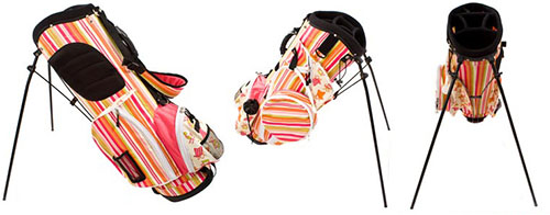 Sassy Caddy | Women's Cart Bag | Adelaide Designer Golf Bag | Light-Weight  | Yellow & Black