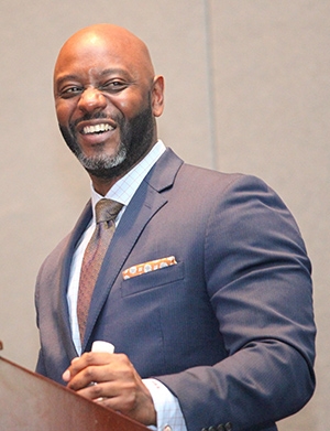 Panelist Corey Smith of Major League Baseball shares tips and techniqueswith conference attendees on how to improve or expand their businesses.