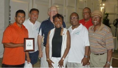 Tommy Torres, John Khani, Doug Hathaway, Congresswoman Yvette Clarke, Herman Merritt, Charles DeBerry & former Congressman Ed Towns.