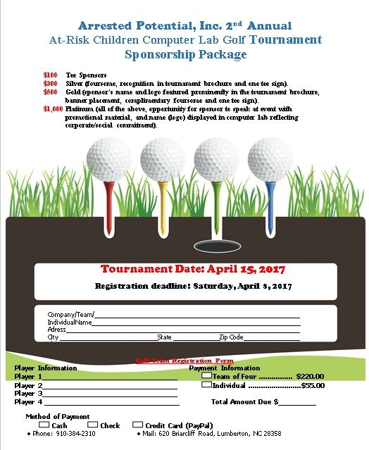 2017 Golf Regristration