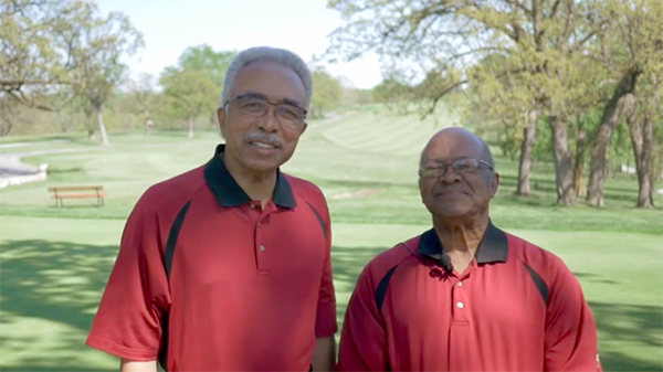 (L-R) Kansas City Swingers Founders Charlie Jackson and Jim Randall. Missing is Al Donough.