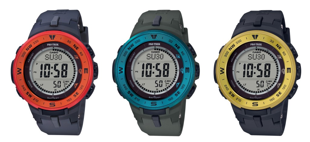 casio pro trek vivid series