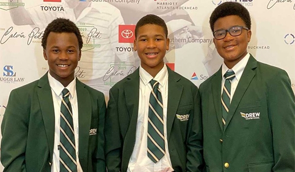 drew charter school, atlanta, harold varner, golf, minority, diversity